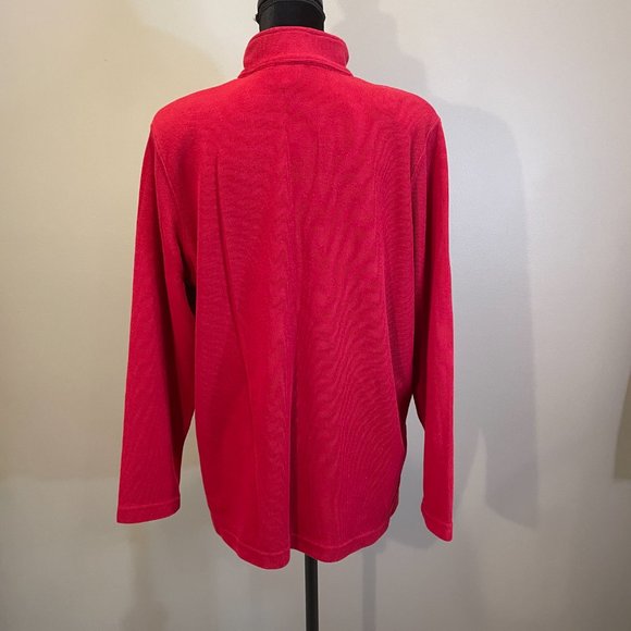 Koret Womens 1/4 Zip Long Sl Embroidered pattern Pullover SweatShirt sz XL NWOT - Picture 4 of 4